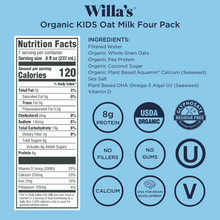 Load image into Gallery viewer, Kids Oat Milk 8oz On the Go (16-pack)
