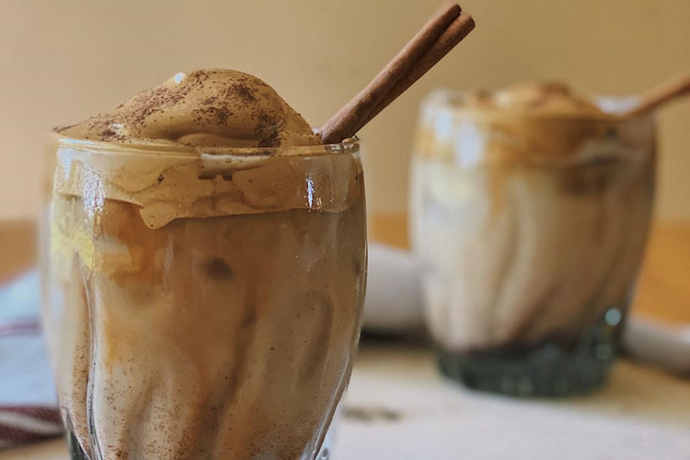 Oat Milk Dalgona Coffee