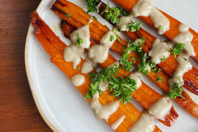Oat Milk Garlic Tahini Sauce