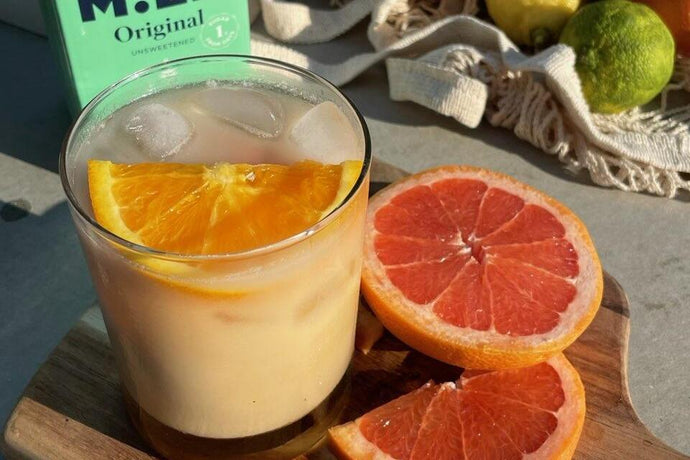 Orange Cream Mocktail with Oat Milk