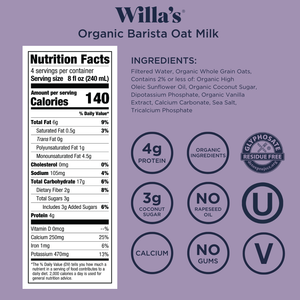 Barista Oat Milk (6-Pack)