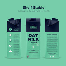 Load image into Gallery viewer, Unsweetened Original Oat Milk - Willa&#39;s