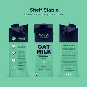Unsweetened Original Oat Milk - Willa's